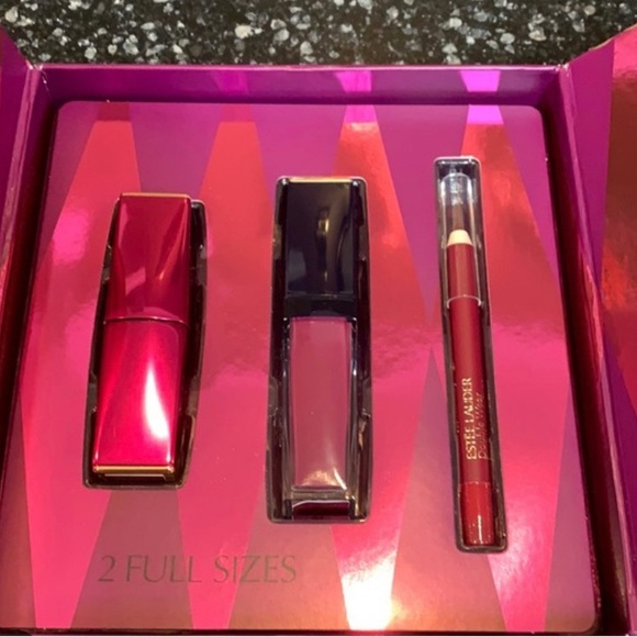 ESTÉE LAUDER PLUM LIPS 3PC GIFT SET - Picture 3 of 3